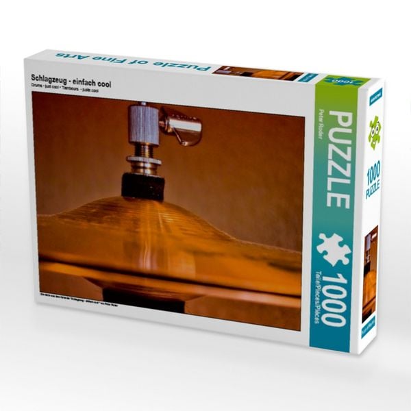 Produktbild: CALVENDO Puzzle Schlagzeug - einfach cool | 1000 Teile Lege-Gr&ouml;&szlig;e 64x48cm Foto-Puzzle f&uuml;r gl&uuml;ckliche Stunden