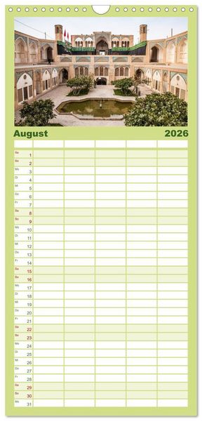 Produktbild: Familienplaner 2026 - Persische Kultur Irans mit 5 Spalten (Wandkalender, 21 x 45 cm) CALVENDO