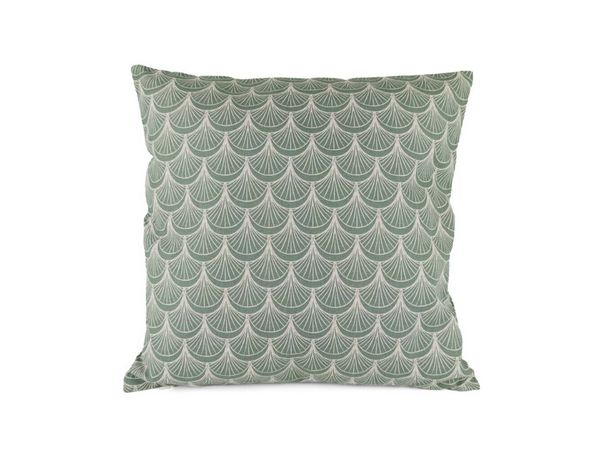 Produktbild: Dekokissen - Art-d&eacute;co-Muster Seegr&uuml;n