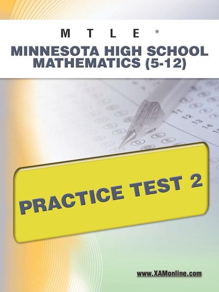 Produktbild: Mtle Minnesota High School Mathematics (5-12) Practice Test 2