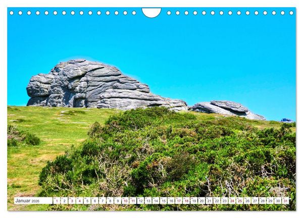 Produktbild: S&uuml;dengland - On the road in Devon und Cornwall (Wandkalender 2026 DIN A4 quer), CALVENDO Monatskalender