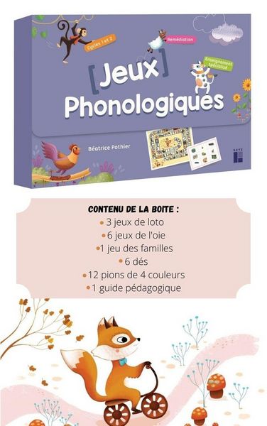Produktbild: Jeux phonologiques : cycles 1 et 2