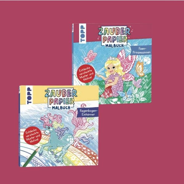 Produktbild: Zauberpapier Malbuch Feen-Prinzessinnen