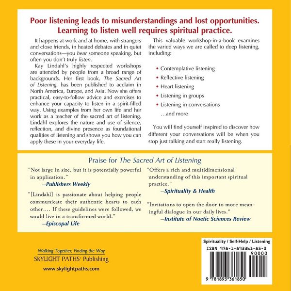 Produktbild: Practicing the Sacred Art of Listening