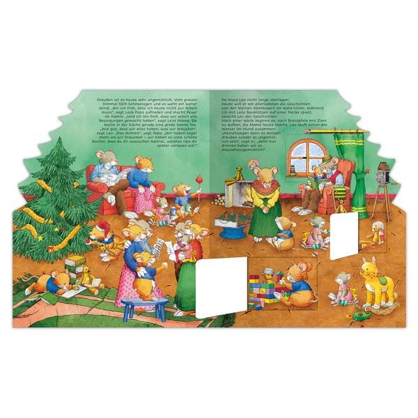 Produktbild: Leo Lausemaus - Mein weihnachtliches Wimmelbuch