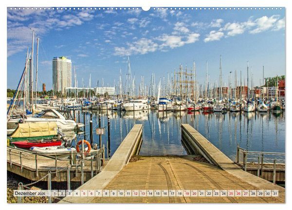 Produktbild: Halbinsel Priwall bei Travem&uuml;nde &ndash; Impressionen von der Ostseek&uuml;ste (Wandkalender 2026 DIN A2 quer), CALVENDO Monatskalender