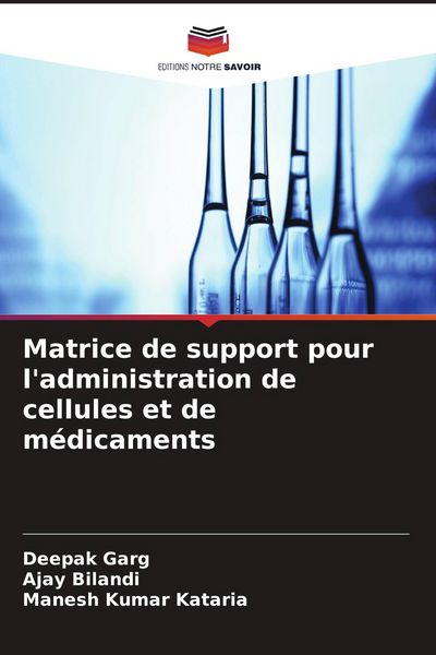 Produktbild: Matrice de support pour l'administration de cellules et de m&eacute;dicaments