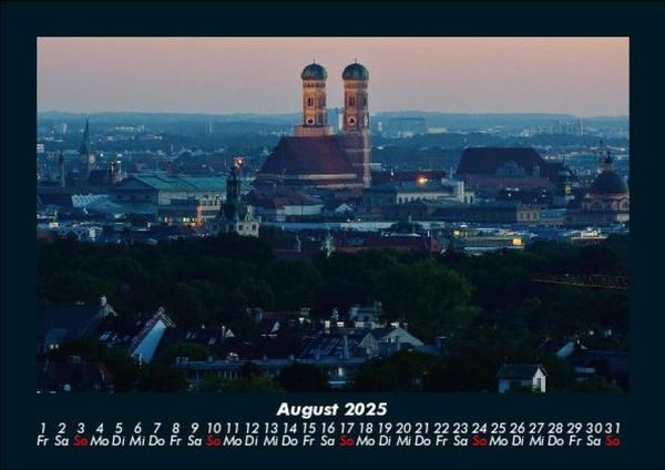 Produktbild: M&uuml;nchen 2025 Fotokalender DIN A5