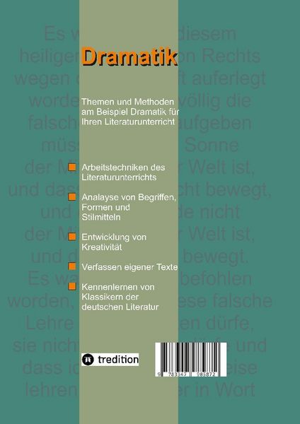 Produktbild: Arbeitsbl&auml;tter Literatur - Dramatik