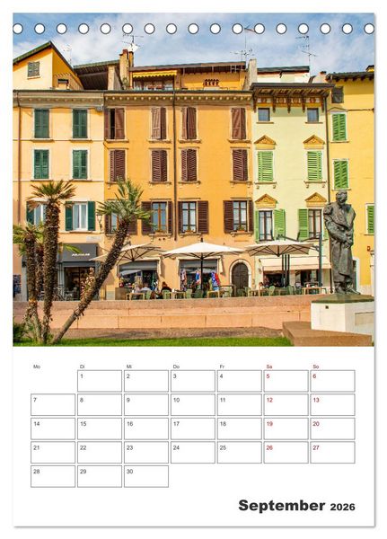 Produktbild: Salo am Gardasee - Reiseplaner (Tischkalender 2026 DIN A5 hoch), CALVENDO Monatskalender