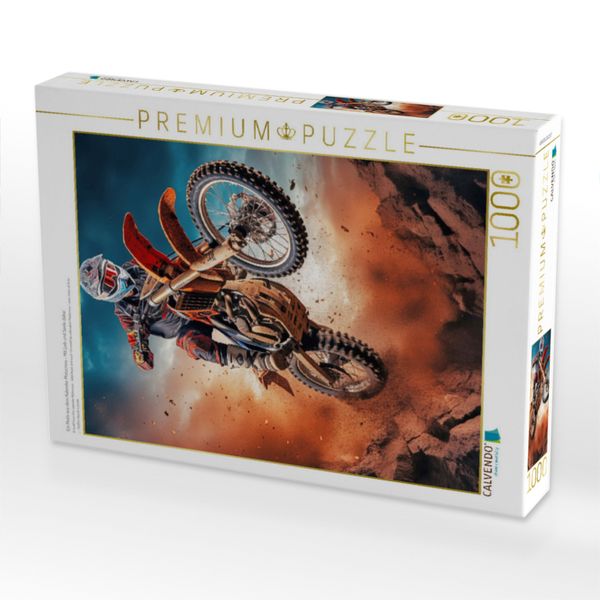 Produktbild: CALVENDO Puzzle Ein Motiv aus dem Kalender Motocross - Mit Leib und Seele dabei | 1000 Teile Lege-Gr&ouml;&szlig;e 64x48cm Foto-Puzzle f&uuml;r gl&uuml;ckliche Stunden