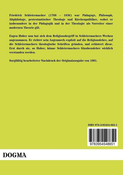 Produktbild: Die Entwicklung des Religionsbegriffs bei Schleiermacher
