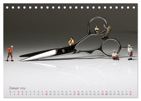 Produktbild: Hair-liche Zeiten (Tischkalender 2026 DIN A5 quer), CALVENDO Monatskalender