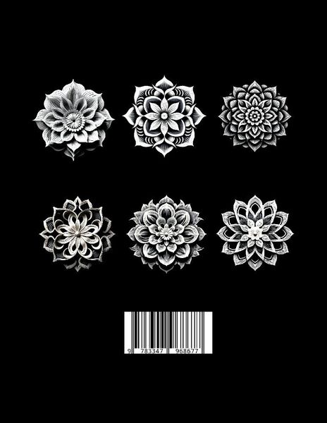 Produktbild: Schwarzes &bdquo;3D Malbuch f&uuml;r Erwachsene&ldquo;.