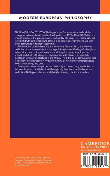 Produktbild: Heidegger's Concept of Truth