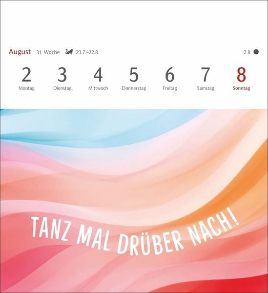 Produktbild: Positive-Spr&uuml;che-Kalender Postkartenkalender 2027 - mit 53 Postkarten