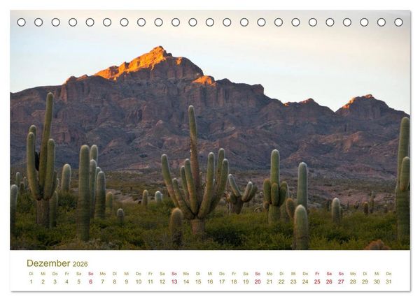 Produktbild: Weites Argentinien (Tischkalender 2026 DIN A5 quer), CALVENDO Monatskalender