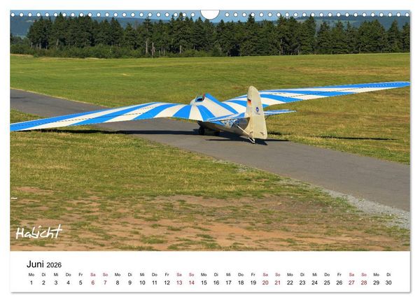 Produktbild: Flugzeuge auf der Wasserkuppe 2026 (Wandkalender 2026 DIN A3 quer), CALVENDO Monatskalender