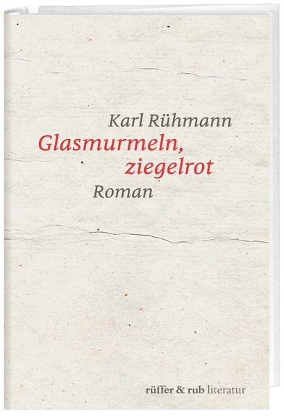 Produktbild: Glasmurmeln, ziegelrot