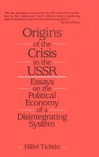 Produktbild: Origins of the Crisis in the U.S.S.R.