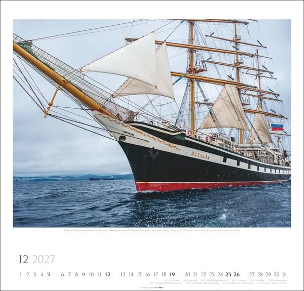 Produktbild: Tall Ships Kalender 2027