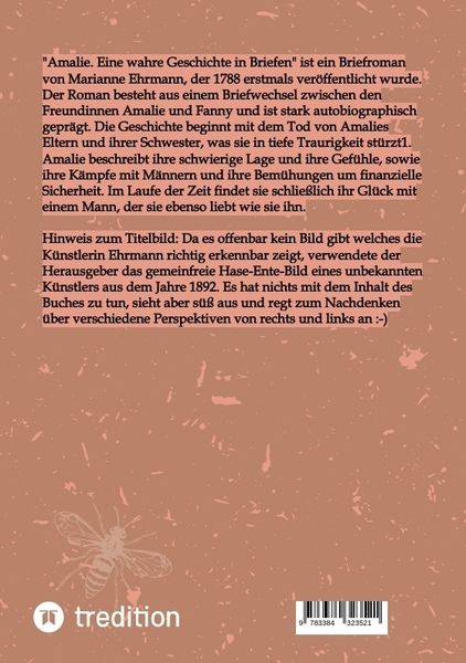 Produktbild: Amalie. Eine wahre Geschichte in Briefen