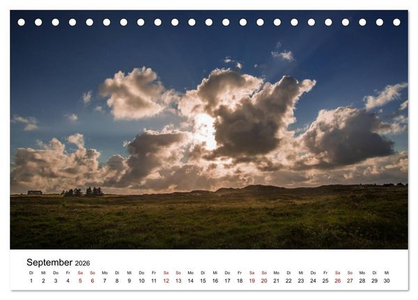 Produktbild: Ein Sommer auf Sylt (Tischkalender 2026 DIN A5 quer), CALVENDO Monatskalender