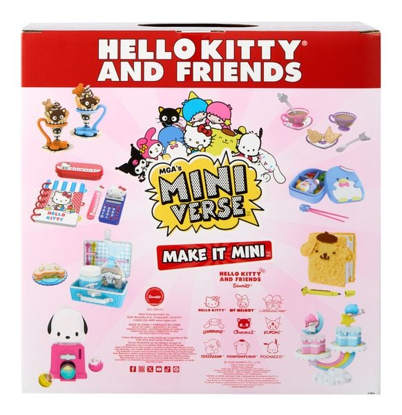 Produktbild: MGA's Miniverse - Make It Mini SANRIO Hello Kitty Series 4 in PDQ