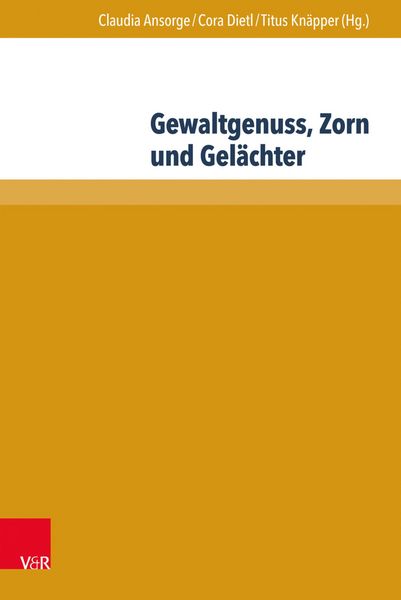 Produktbild: Gewaltgenuss, Zorn und Gel&auml;chter