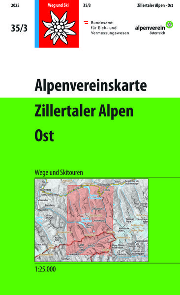 Produktbild: Alpenvereinskarte 1:25000