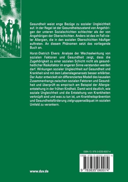 Produktbild: Lebenslage, Umwelt und Gesundheit