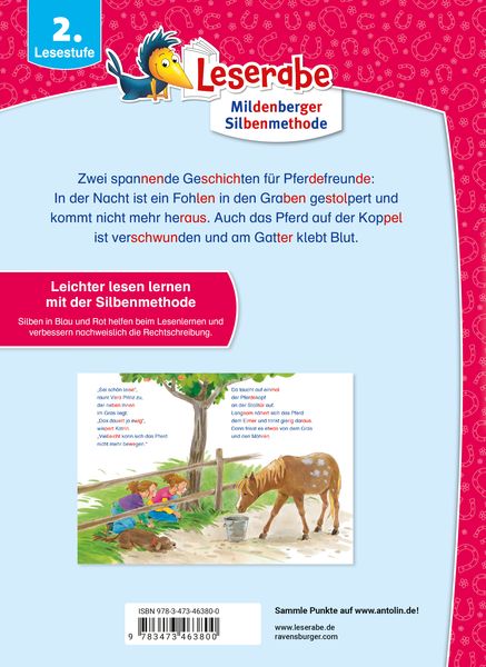 Produktbild: Leserabe Sonderausgaben - Die schönsten Pferdegeschichten - Silbe für Silbe lesen lernen