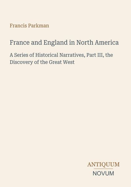 Produktbild: France and England in North America