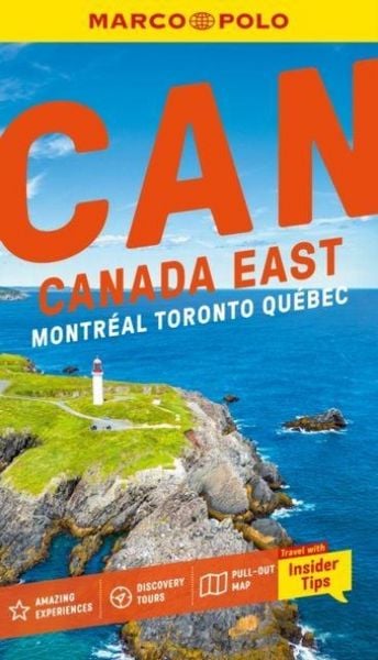 Produktbild: Marco Polo Canada East Pocket Travel Guide | Pull-out Map | Local Knowledge | Covers: Montreal, Toronto, Quebec and more