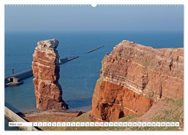 Produktbild: Helgoland - Hochseeinsel in der Nordsee (Wandkalender 2026 DIN A2 quer), CALVENDO Monatskalender