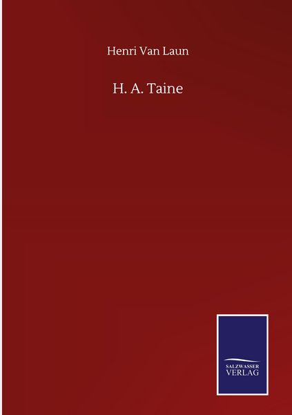 Produktbild: H. A. Taine