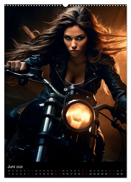 Produktbild: Riding Beauties (hochwertiger Premium Wandkalender 2026 DIN A2 hoch), Kunstdruck in Hochglanz