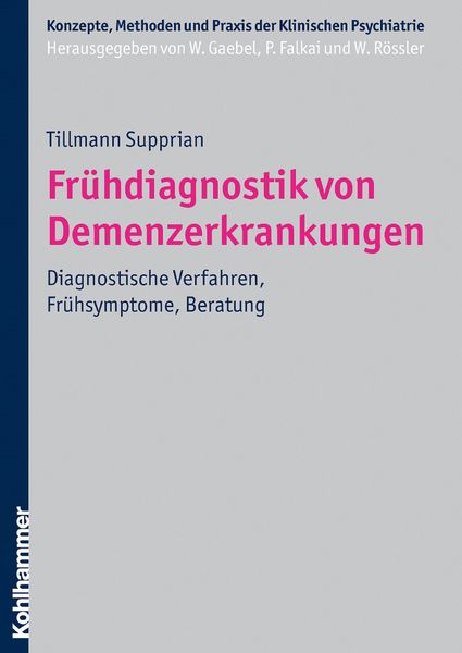 Produktbild: Fr&uuml;hdiagnostik von Demenzerkrankungen