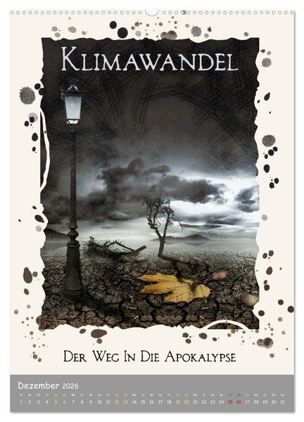 Produktbild: UTOPIA - versunken in Raum und Zeit (hochwertiger Premium Wandkalender 2026 DIN A2 hoch), Kunstdruck in Hochglanz