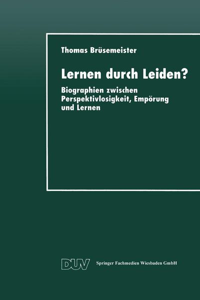 Produktbild: Lernen durch Leiden?