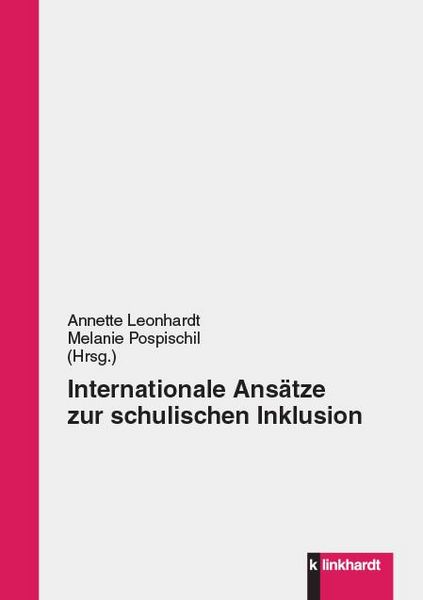 Produktbild: Internationale Ans&auml;tze zur schulischen Inklusion