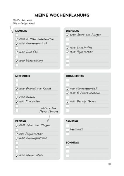 Produktbild: Erfolgsbuch & Workflow Journal