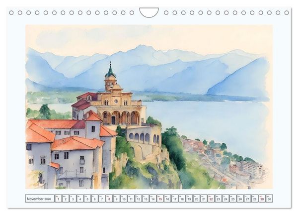 Produktbild: Traumreise durch die Schweiz (Wandkalender 2026 DIN A4 quer), CALVENDO Monatskalender
