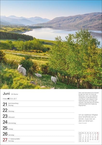 Produktbild: Schottland Wochenplaner 2027 - Eine Reise in 53 Bildern