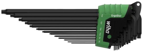 Wiha MagicSpring TORX Winkelschraubendreher-Set T 5, T 6, T 7, T 8, T 9, T 10, T 15, T 20, T 25, T 27, T 30, T 40, T 45 