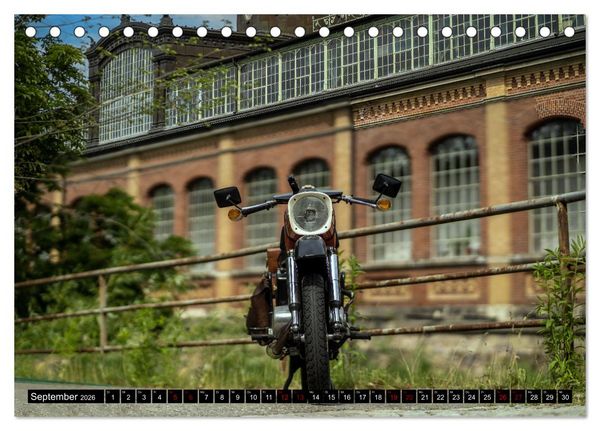 Produktbild: Meine MZ ES 250/2 unterwegs in Chemnitz (Tischkalender 2026 DIN A5 quer), CALVENDO Monatskalender
