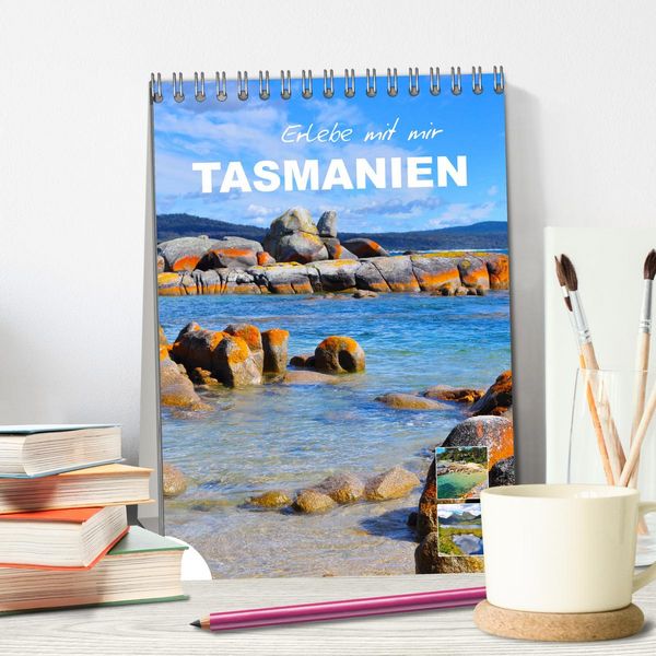 Produktbild: Erlebe mit mir Tasmanien (Tischkalender 2026 DIN A5 hoch), CALVENDO Monatskalender