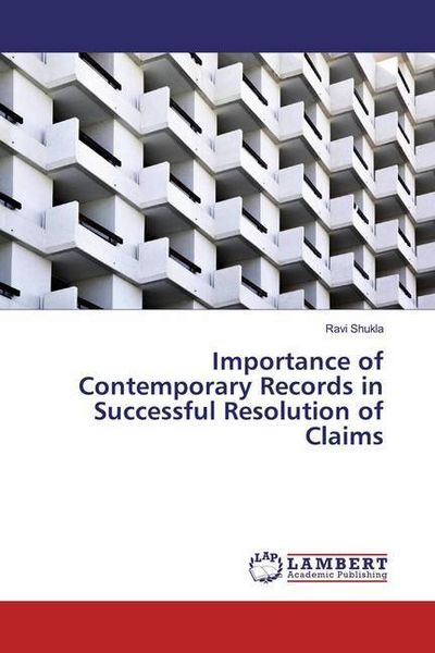 Produktbild: Shukla, R: Importance of Contemporary Records in Successful