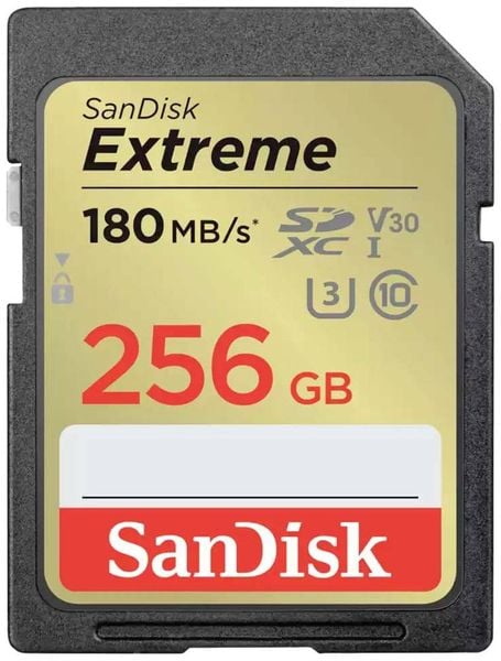 SanDisk Extreme SDXC-Karte 256GB Class 10 UHS-I Wasserdicht