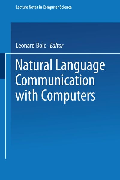 Produktbild: Natural Language Communication with Computers